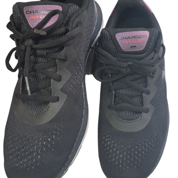 UNDER ARMOUR-Women's Charged Impulse 2 Black/Grey Athletic Shoes-Size 10 - Picture 3 of 7